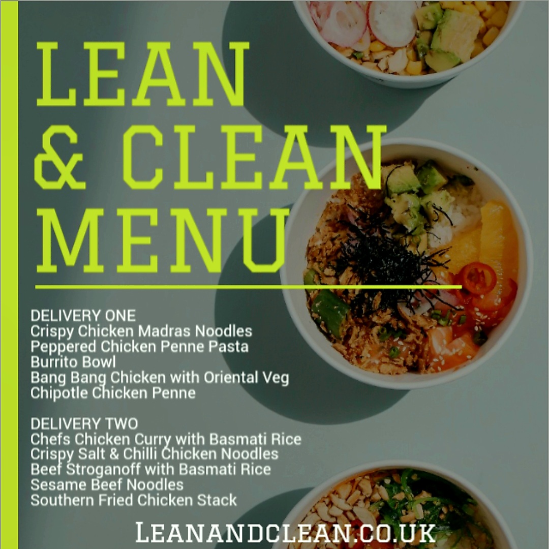 Menu – Lean & Clean